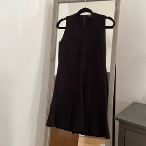 Theory Black Mini Dress Large New